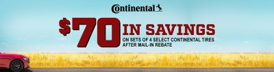 Continental Tire Mail In Rebate
